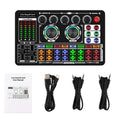 For Live Steaming For Podcasts F999 Live Sound Card Multi-platform