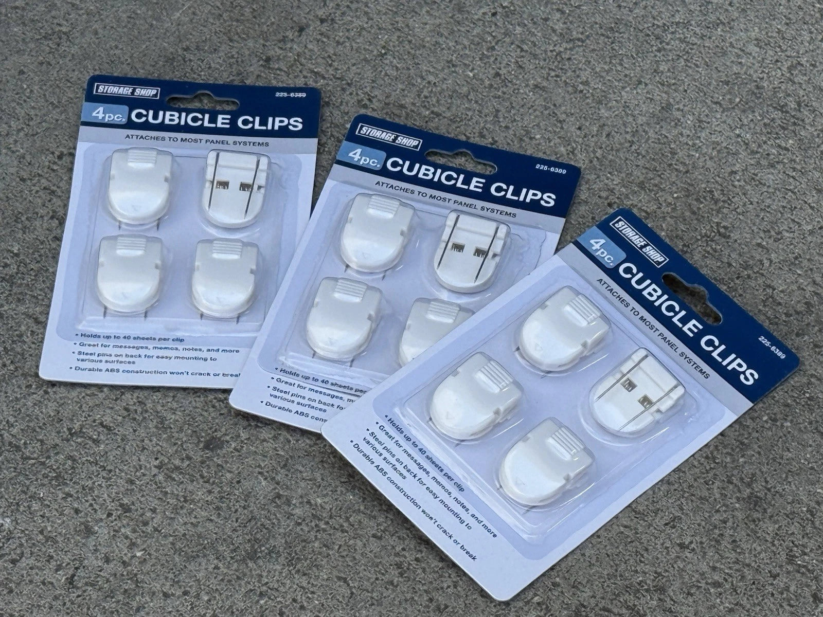 Cubicle Wall Clips Organizer For Fabric Panels Cork Board Hold 40