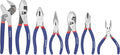 WORKPRO 7PC Pliers Set (8-inch Groove Joint Pliers 6-inch Long Nose Carbon Steel