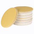 25PCS 125mm 0-H Gold Sanding Discs 320 Grit by Unbranded