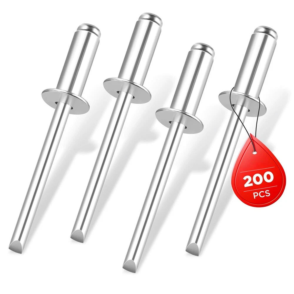 Workpro Aluminum Blind Rivet 3/16"x1/2" Pop Rivet Assortment Steel