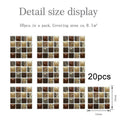 Mosaic Self-adhesive Bathroom Kitchen Decor Home Wall 3d For Tile