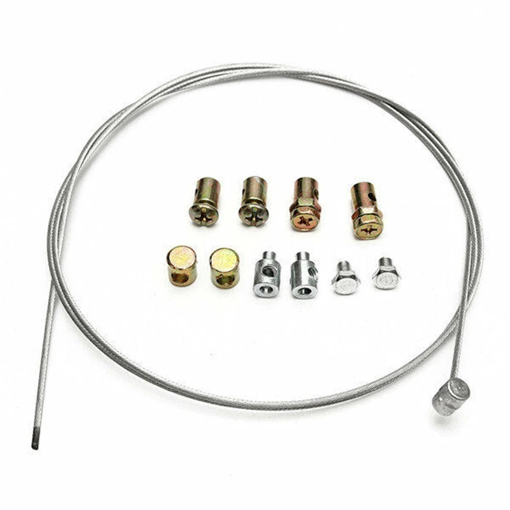 Universal Throttle Clutch Cable Repair Kit Lawnmower Rotovator Ride On