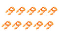 10x Soft Silicone String Corded Ear Seal Earplug Motor Travel Noise Reduction