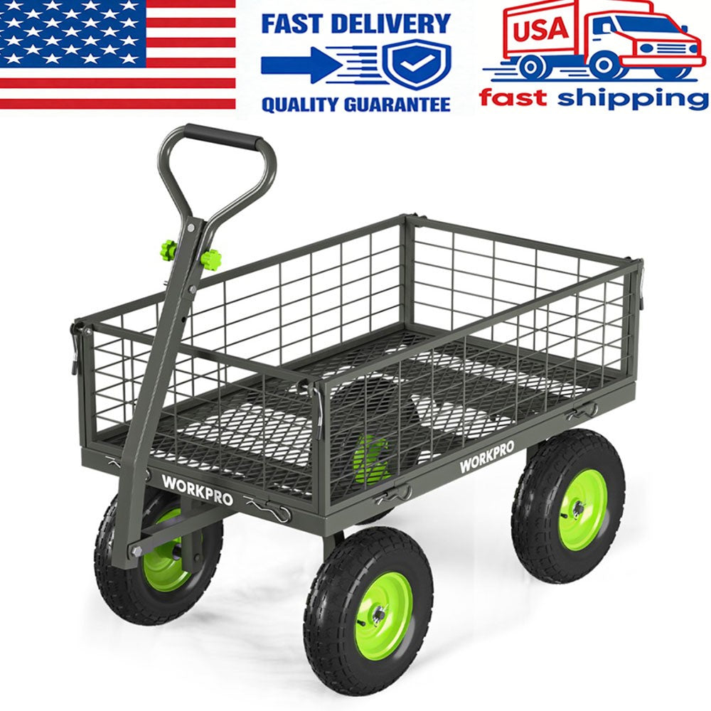 WORKPRO 2-in-1 Heavy Duty Garden Cart by WORKPRO