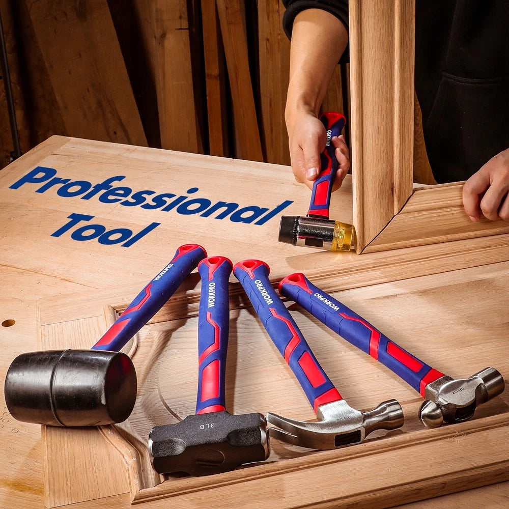 Workpro 5-piece Hammer/mallet Set | Built Supply Co