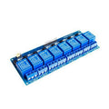 5V 8 Channel Relay Module with Opto-Isolated High and Low Level