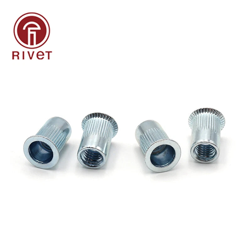 Carbon Steel Zinc Plated Insert Head Vertical Lines Nuts M3 M4 M5 M6