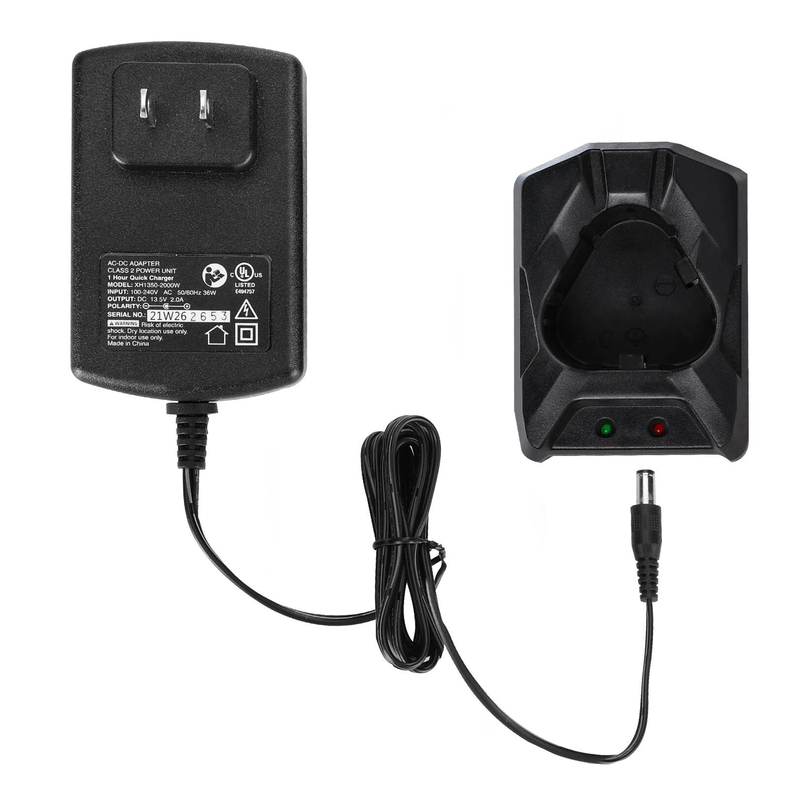 WORKPRO 1.8 m 1 Hour Super Fast Charger only for WORKPRO 12V Li-ion Battery Pack