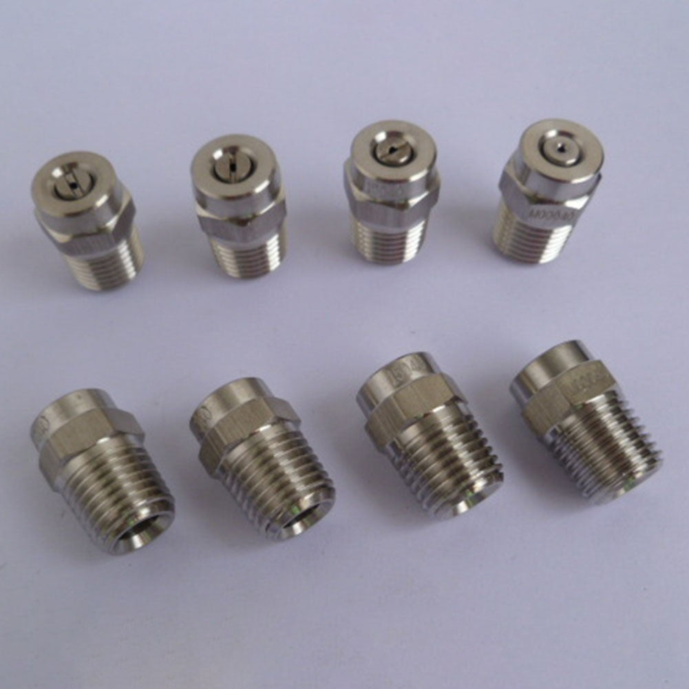 New ListingGarden Tool Cleaning Nozzle 1/4 Thread Stainless Steel 25° 40° 6000 P