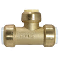 XFITTING 3/4" PVC Push Fit Tee 1 Pack
