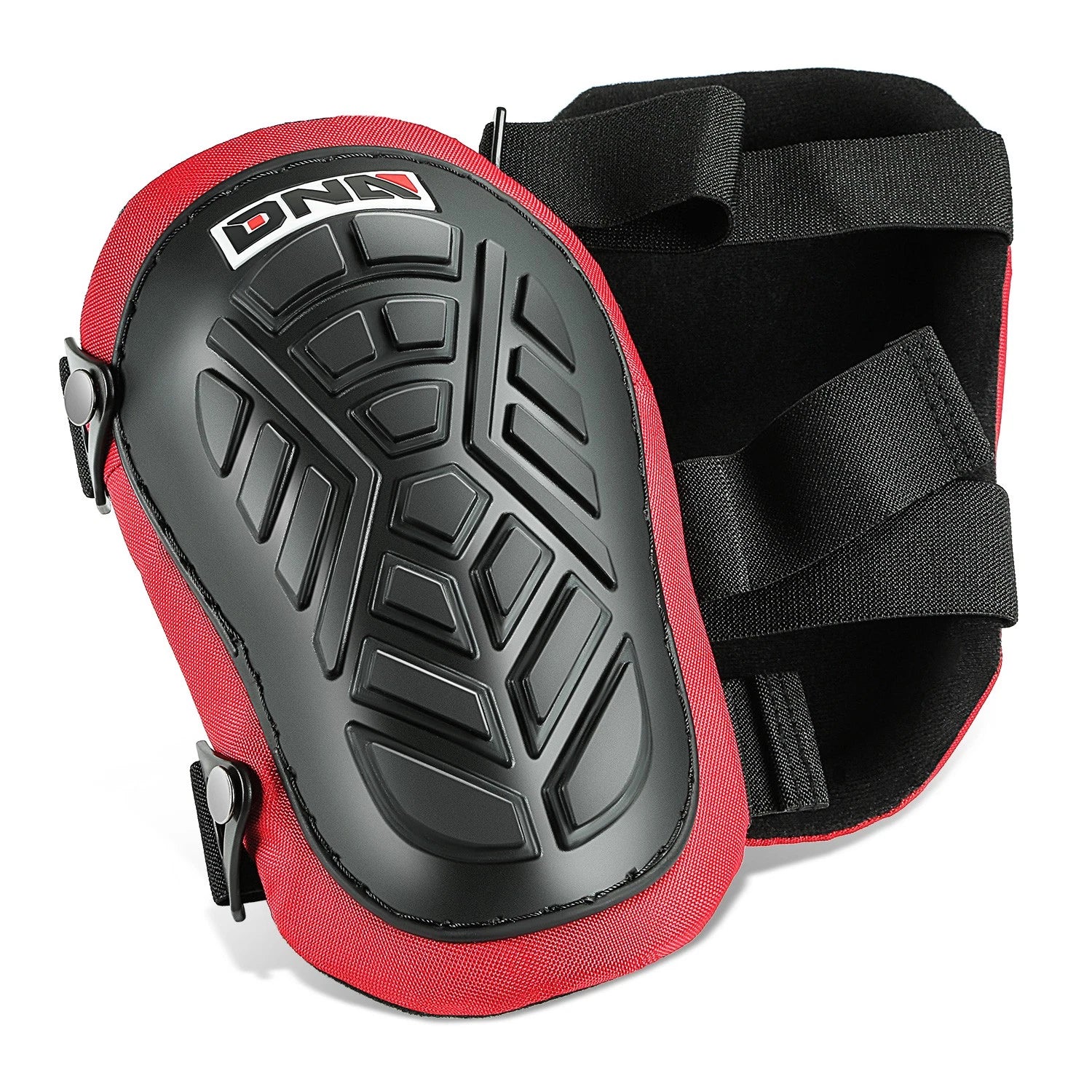 Pair Top Fit Clips Adjustment Straps Hard Shell Knee Pads Work