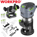 WORKPRO 6.5 Amp Compact Router Combo with 6 Speeds