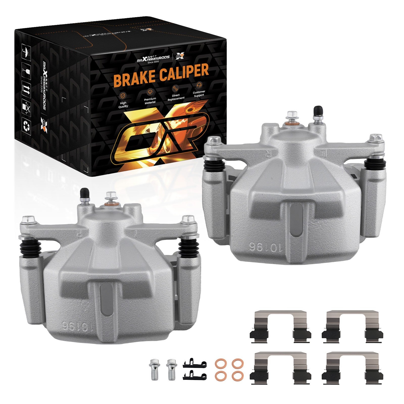 Front Left and Right Brake Calipers for Mazda CX-5 2013-2022 2.38"