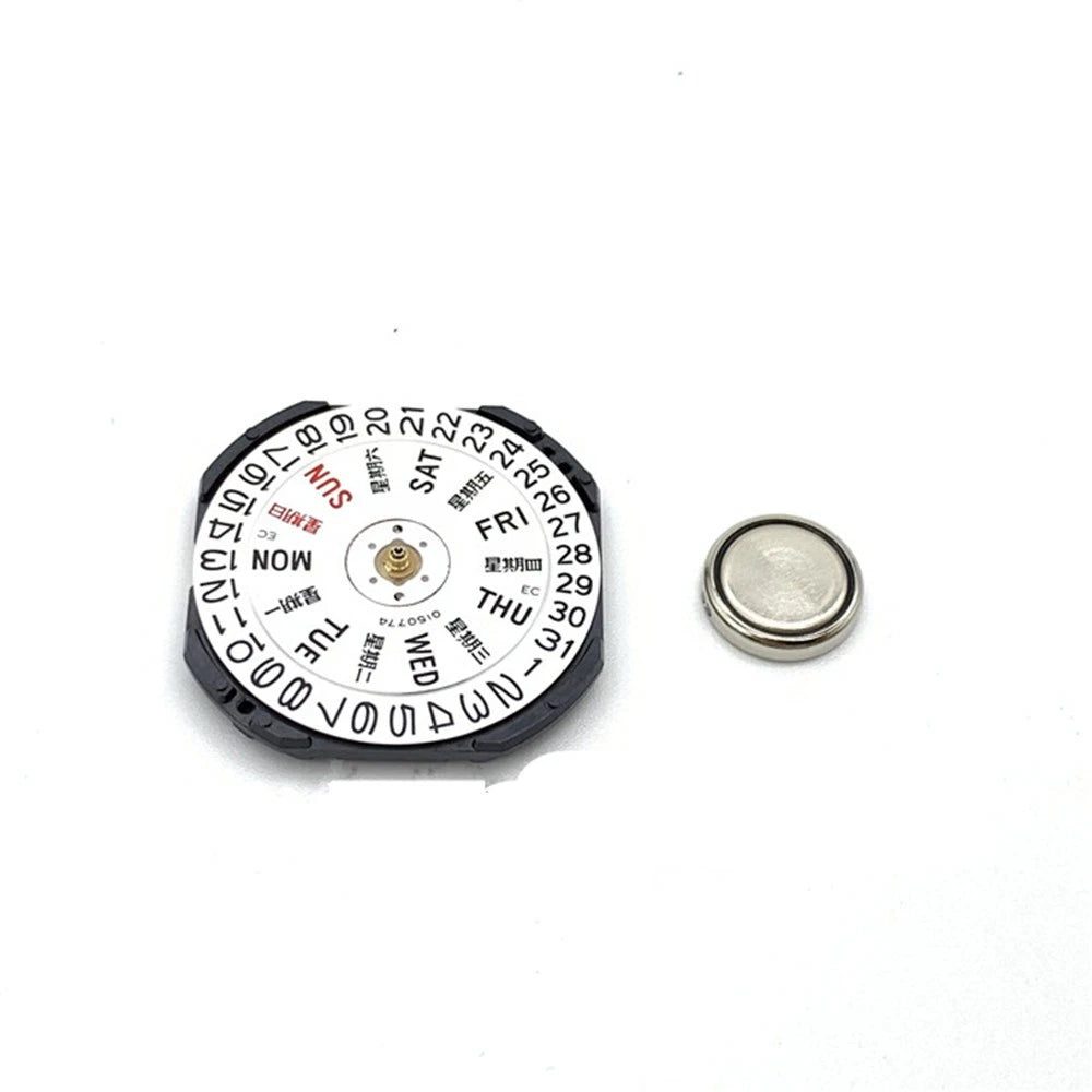 Original Quartz Watch Movement With Day Date For Seiko 7n43a V343