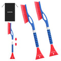 WORKPRO 27" Snow Brush Ice Scraper 2-in-1 Detachable Snow Removal Tool Foam Grip