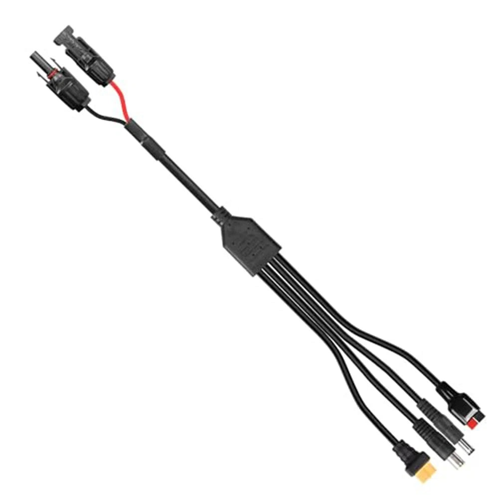 4in1 Solar Charging Cable Compatible With Solar Panel Connectors And