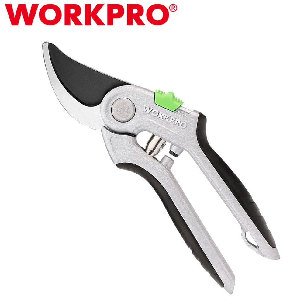 Workpro 8" Bypass Pruning Shears Heavy Duty Pruners Stainless Steel &