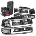 Fit 1999-2002 Silverado Led Drl Black Clear Side | Built Supply Co