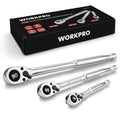 WORKPRO 3-Piece Low Profile Drive Ratchet Set by WORKPRO