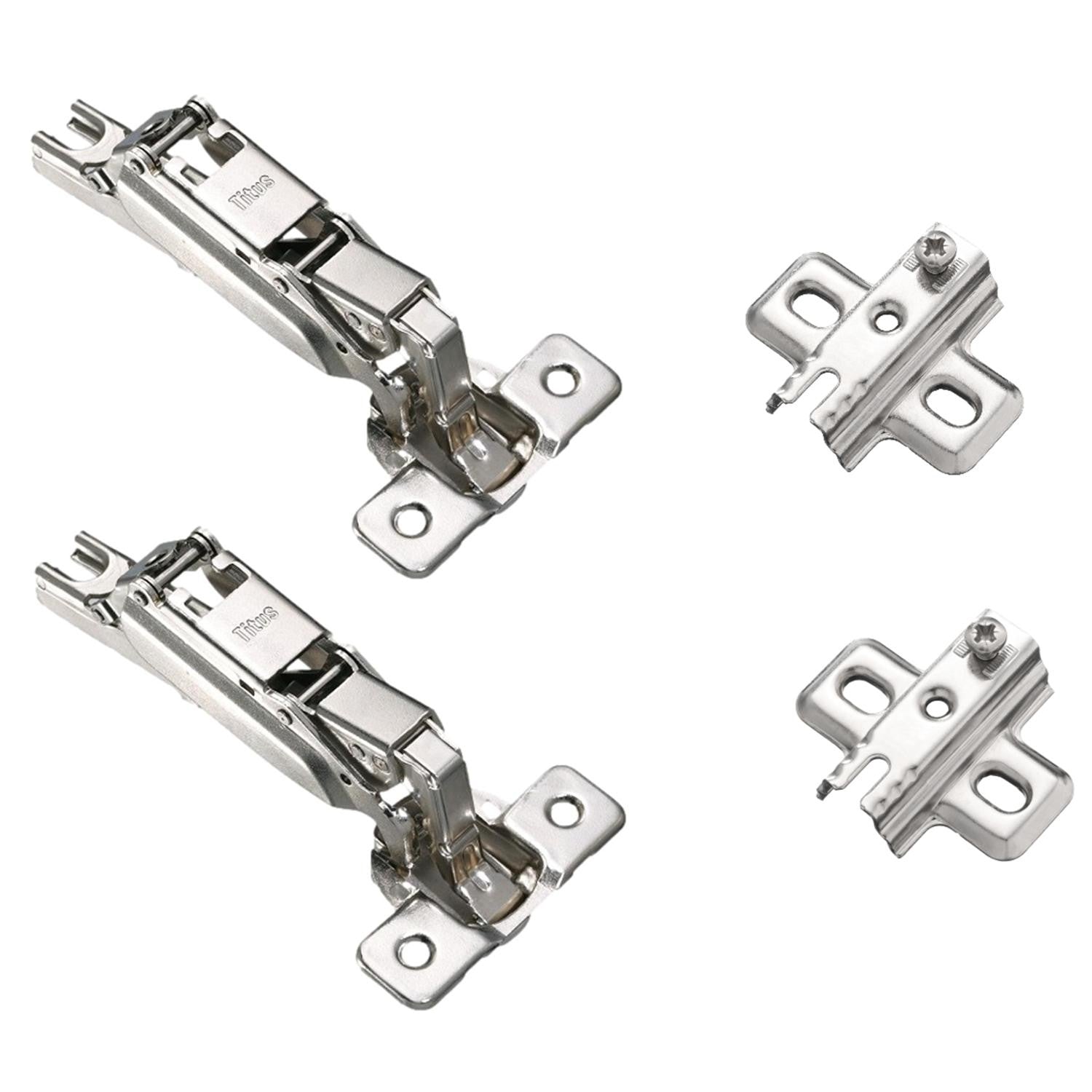 Titus B-Type 170° Hinges Plus Mounting Plates (2 Pk) 248-0r10-050 &