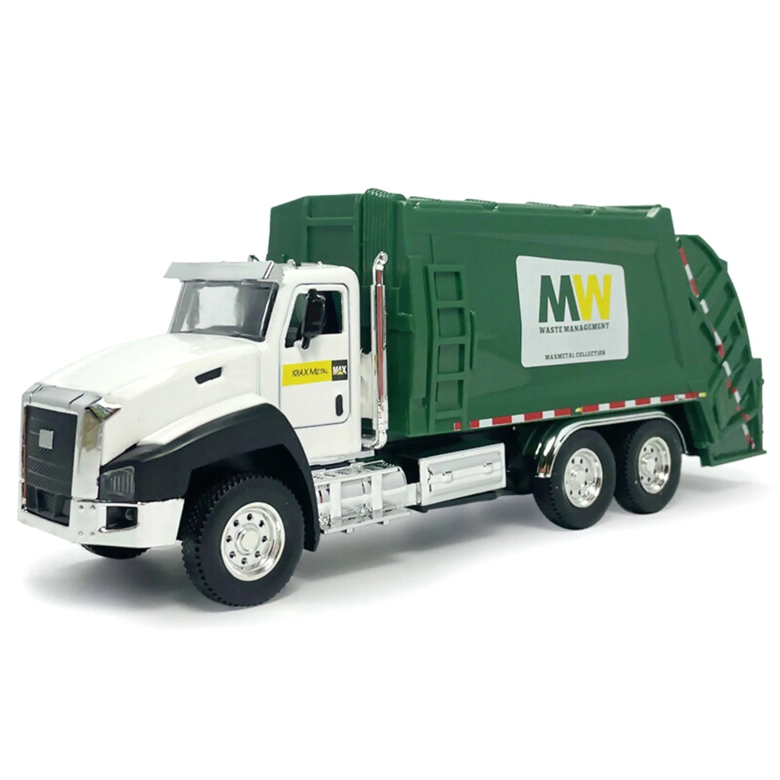1:50 Alloy+plastic Sanitation Garbage Truck Model Car Diecast Kids