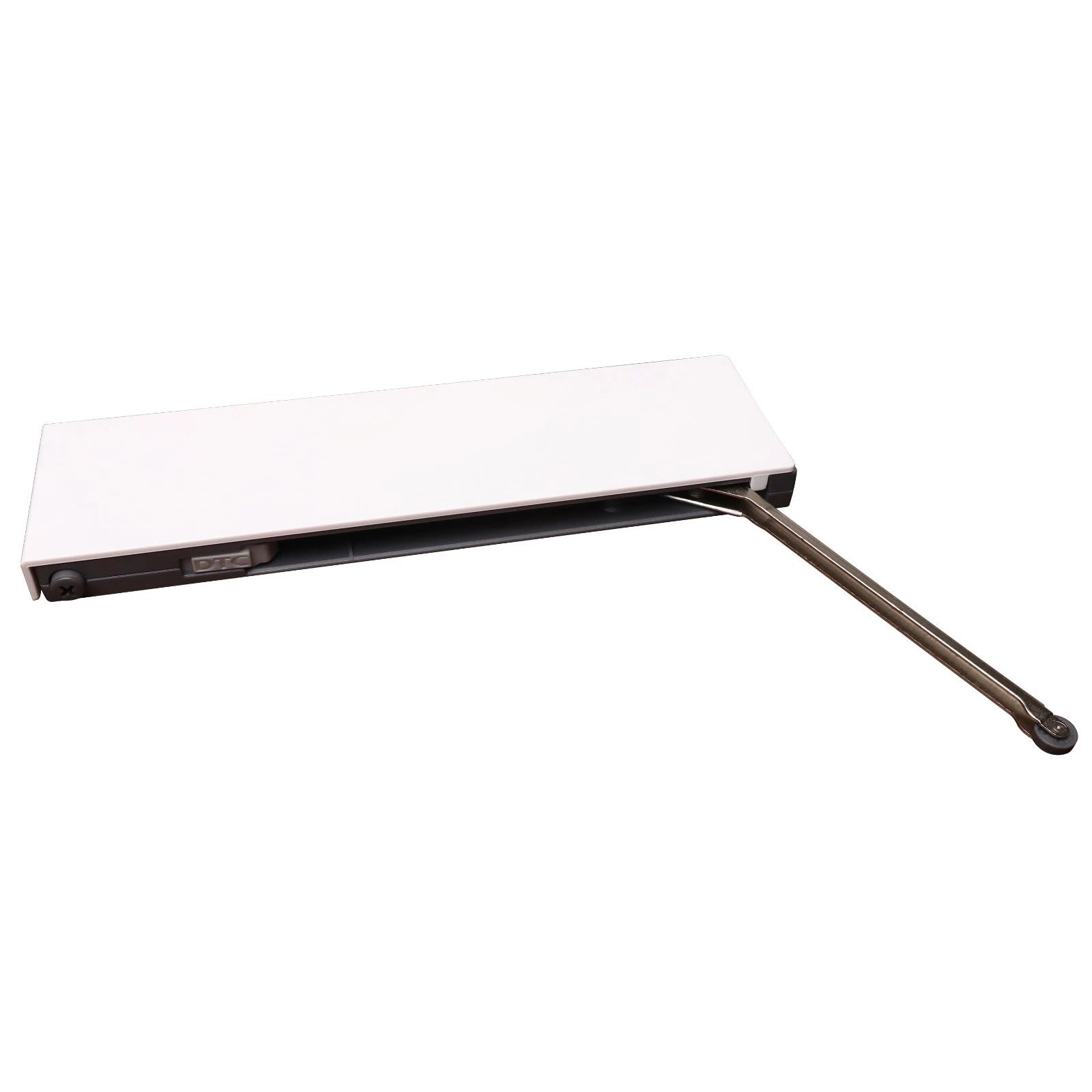 Self Retracting Push To Open Cabinet Door Adapter, White