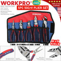 5PC Mini Plier Set Long Nose Diagonal Groove Joint