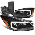 For 2013-2016 Ford Escape Led Drl Tube Black Amber | Built Supply Co