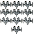 10 Pack XFITITNG 3/8" x 3/8" OD Compression x 1/2" Pex