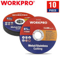 Workpro 10-packs Cut-off Wheels 4-1/2 X 7/8" Metal&stainles<wbr/>s