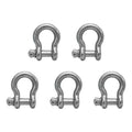 Drop Forged 4000 Lbs D Ring 1/2" Screw Pin Anchor Shackle Galvanized