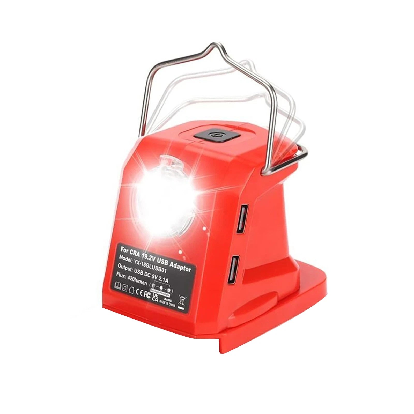 Battery Adapter Charger For Craftsman 19.2V Ni-cd Battery With 420lm