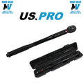 US Pro Tools 3/8-Drive Calibrated Torque Wrench 7-112 Nm