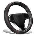 Carbon Fiber Pattern Insert W/ Red Stitching | Built Supply Co
