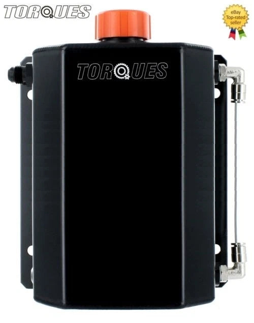 Torques 2 Ltr Capacity AN-10 (-10AN) Oil Breather Catch Tank Can Anodized Black