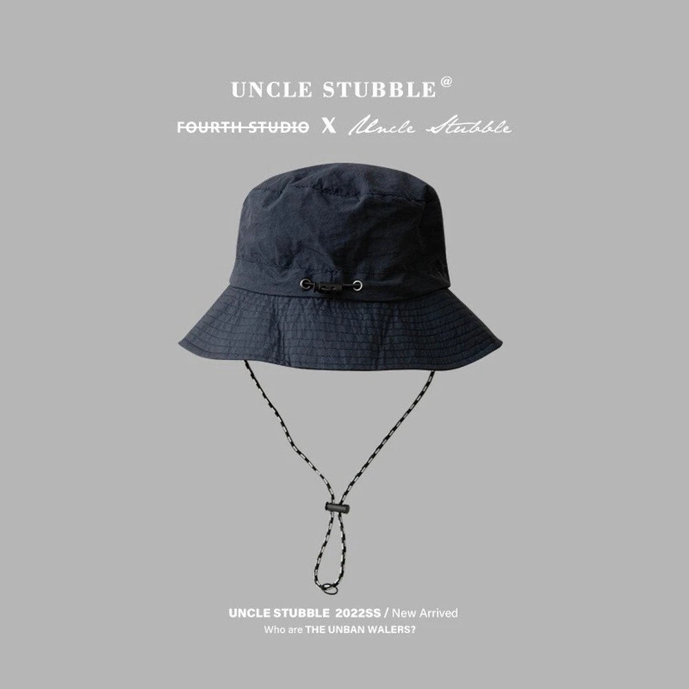 Quick Dry Breathable Bucket Hat - Wide Brim Foldable Nylon Hat For