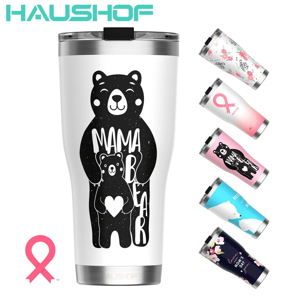 Haushof Mothers Day 20 Oz Tumbler Double Wall Stainless Steel