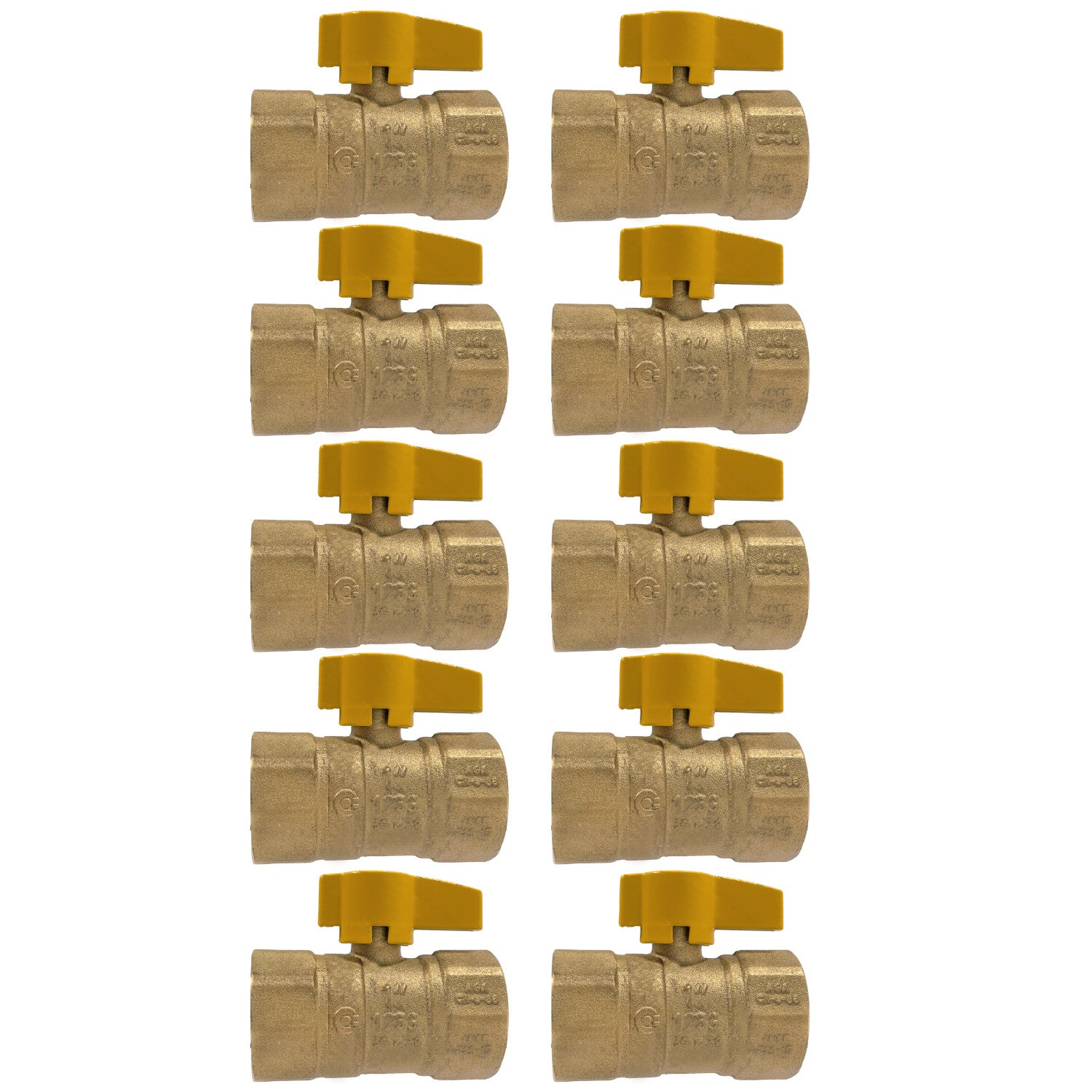 XFITTING 1" IPS Gas Valve 10 Pack