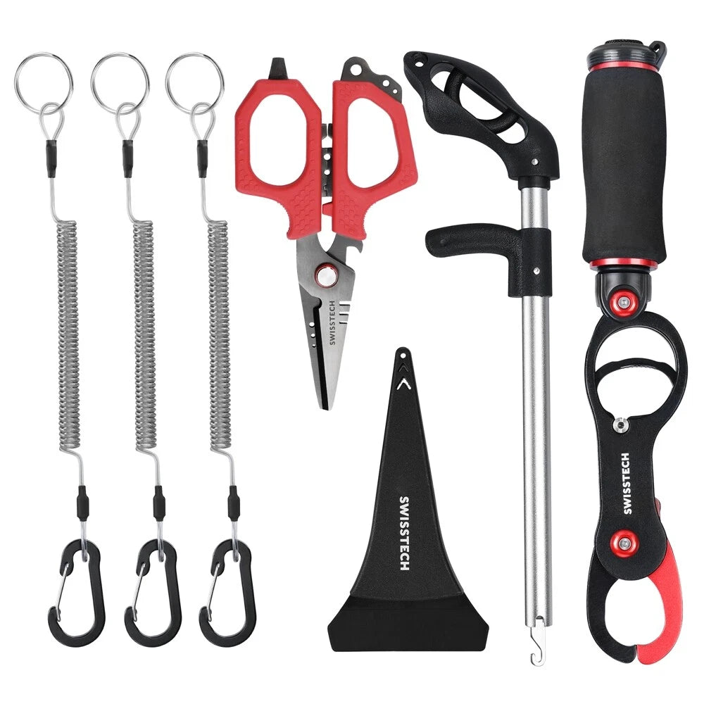 Fishing Tool Kit Fish Gripper Fishing Plier Line Scissors Fish Fillet