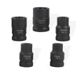5pc 1/2" Dr Disc Brake Caliper Remover Ribe Socket: 7ptx22&amp;14, 10ptx11/15/20m<wbr/>m