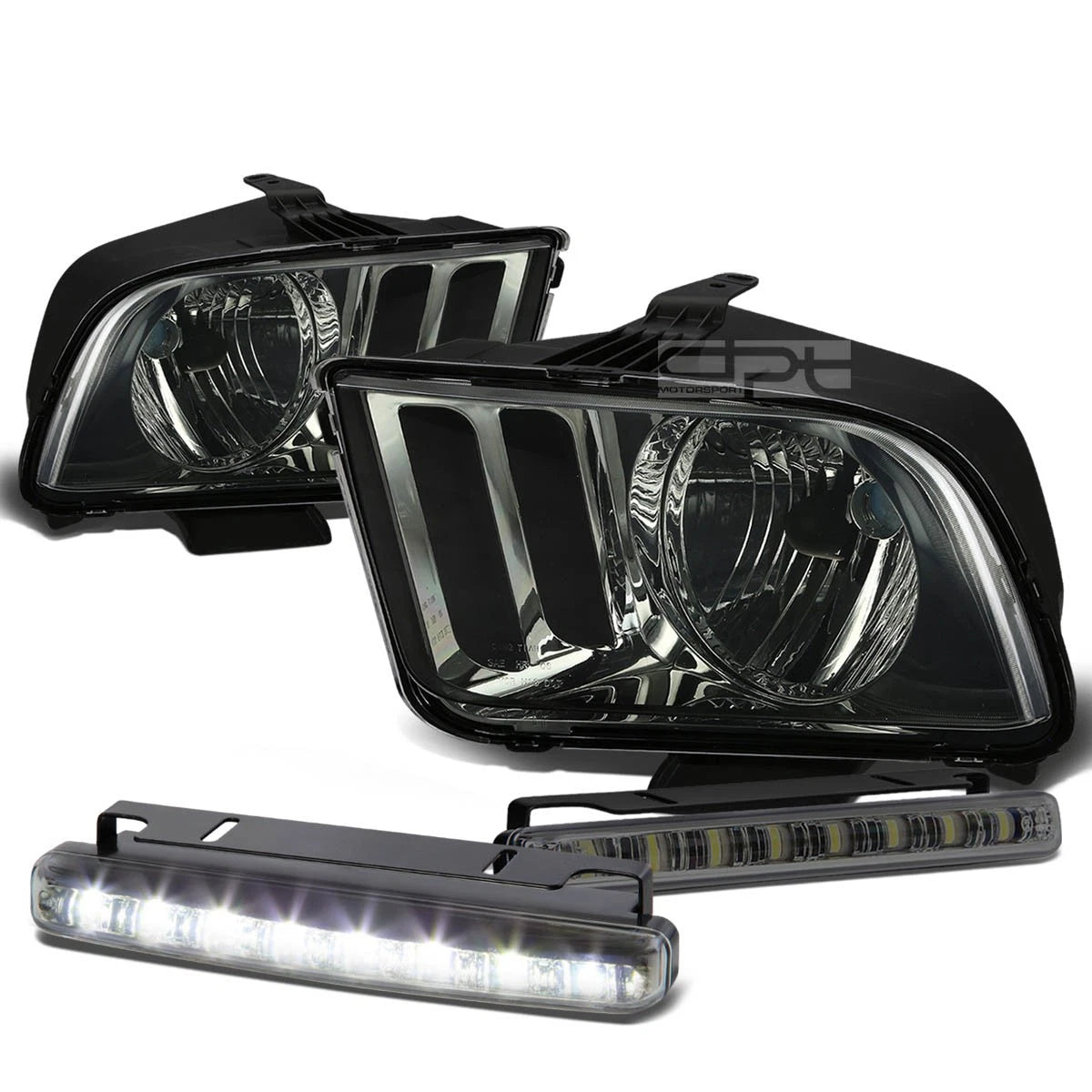 Smoked Housing Tinted Lens Heads+LED Fog Light Kit | Built Supply Co