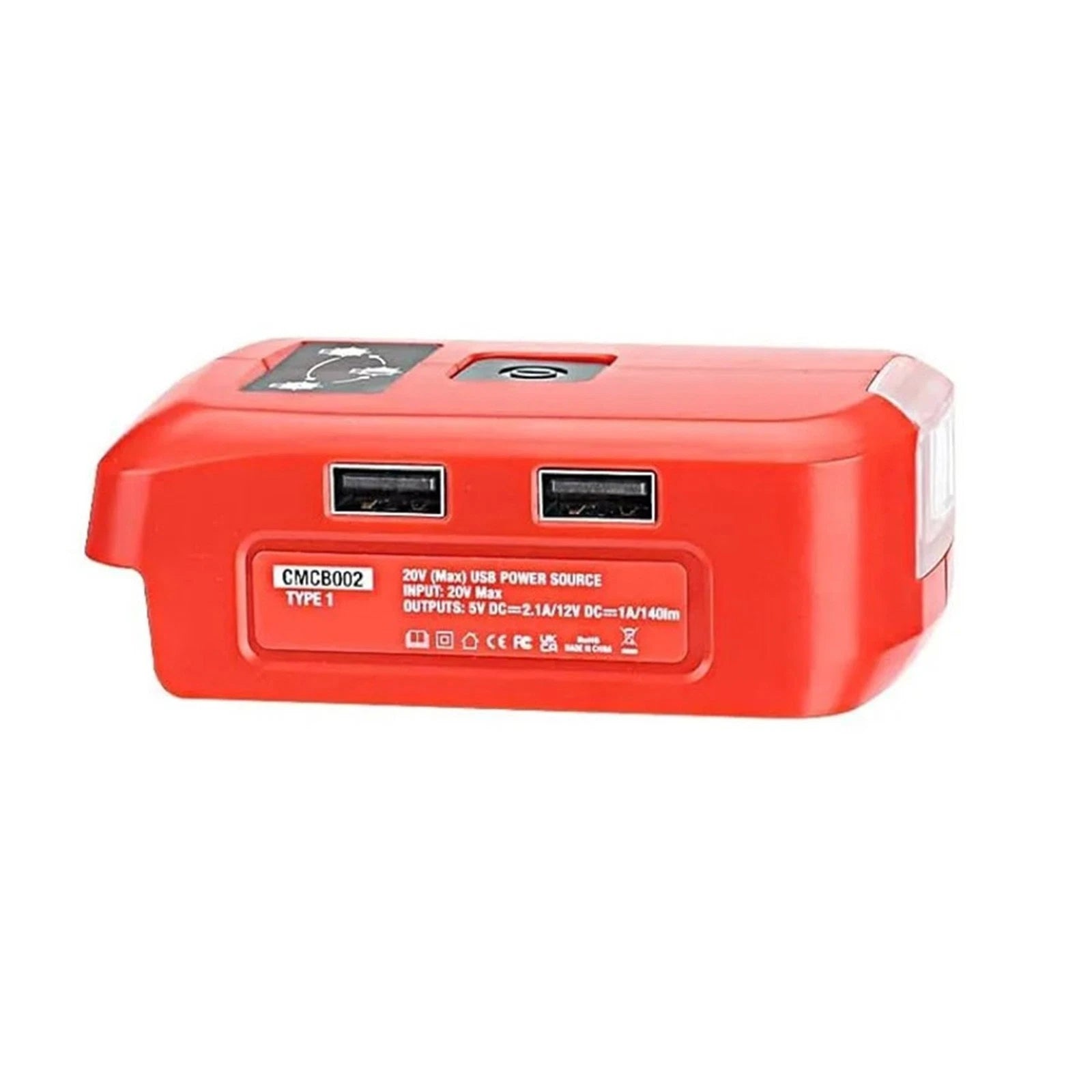 Usb+DC+LED Light Power Source Adapter For Craftsman V20 20V Li-ion