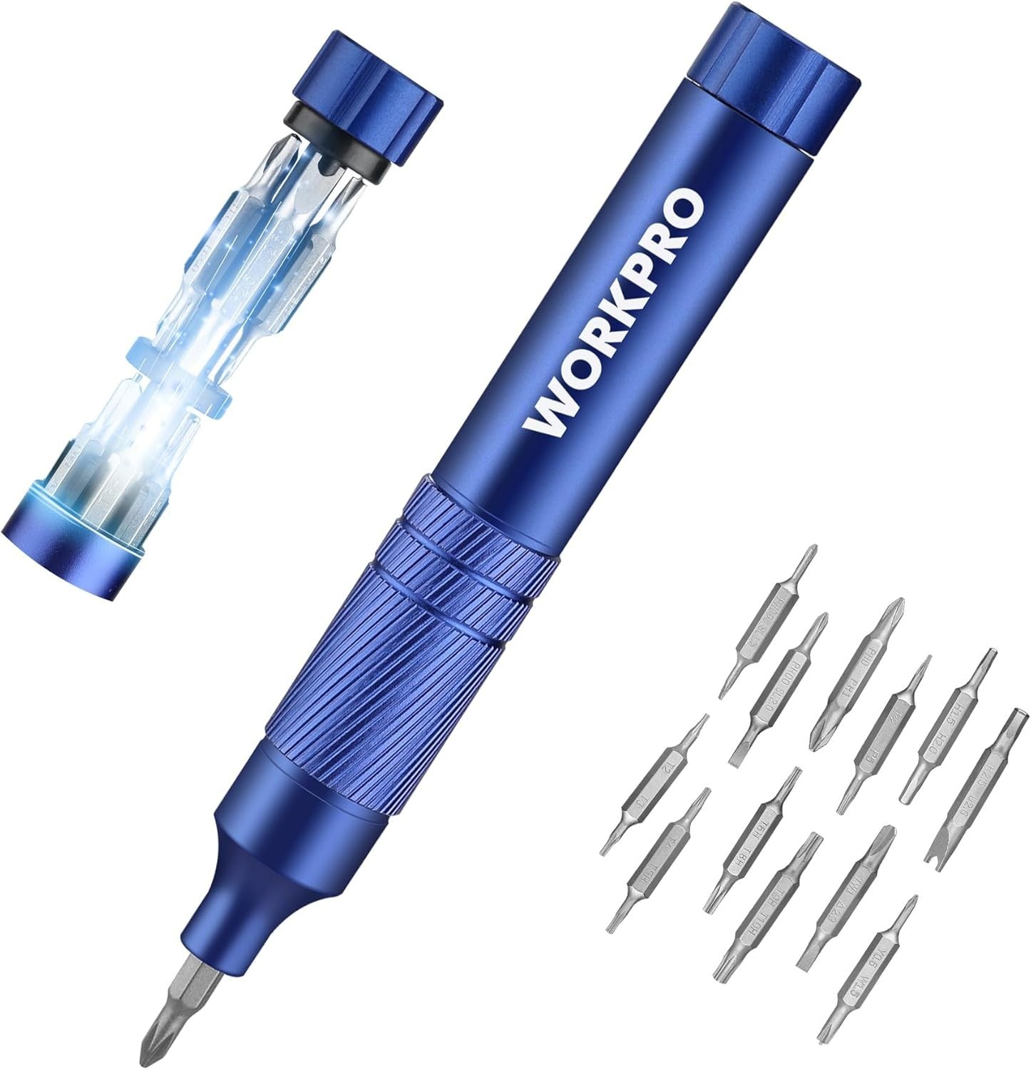 WORKPRO 24 in 1 Mini Magnetic Screwdriver Sets Multi Bit for Eyeglass