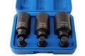 Cr-Mo 1/2" Dr 6pc Bi-Hex 12PT 85mmL Deep Impact Socket &amp; Hex Bits Set f Hub Nut