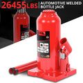 Red 17.3" 12 Tons Manual Automotive Hydraulic | Built Supply Co