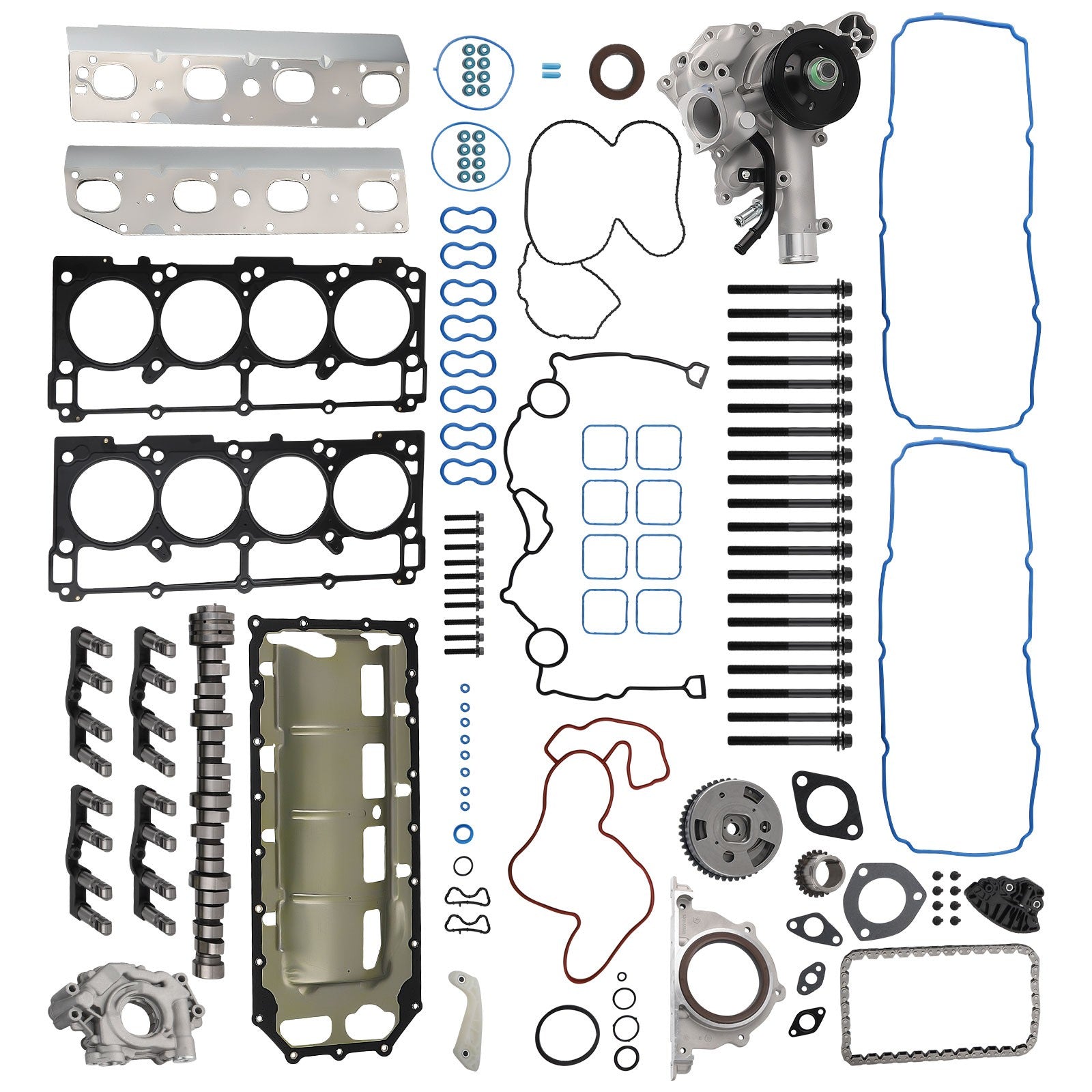 NON-MDS Lifters Camshaft Engine Rebuild Kit For Ram 1500 Laramie 5.7L