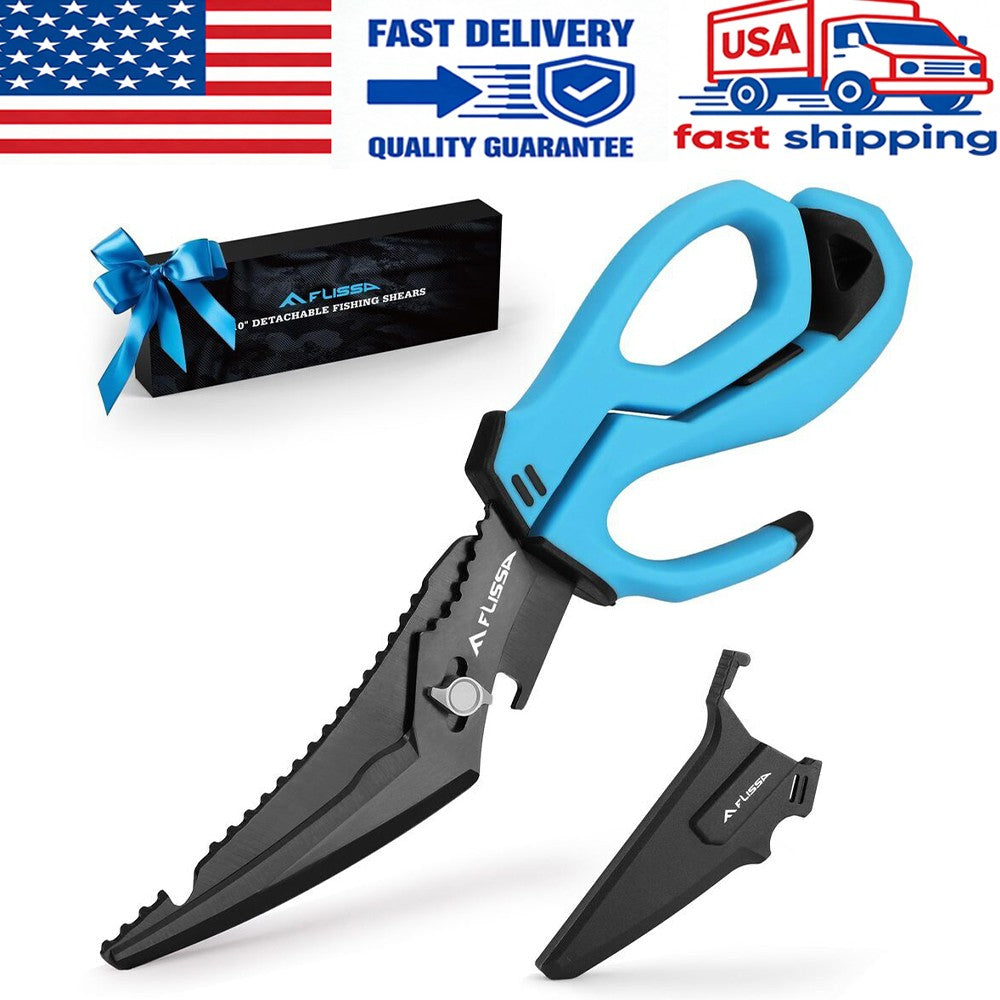10" Fishing Scissors Stainless Steel