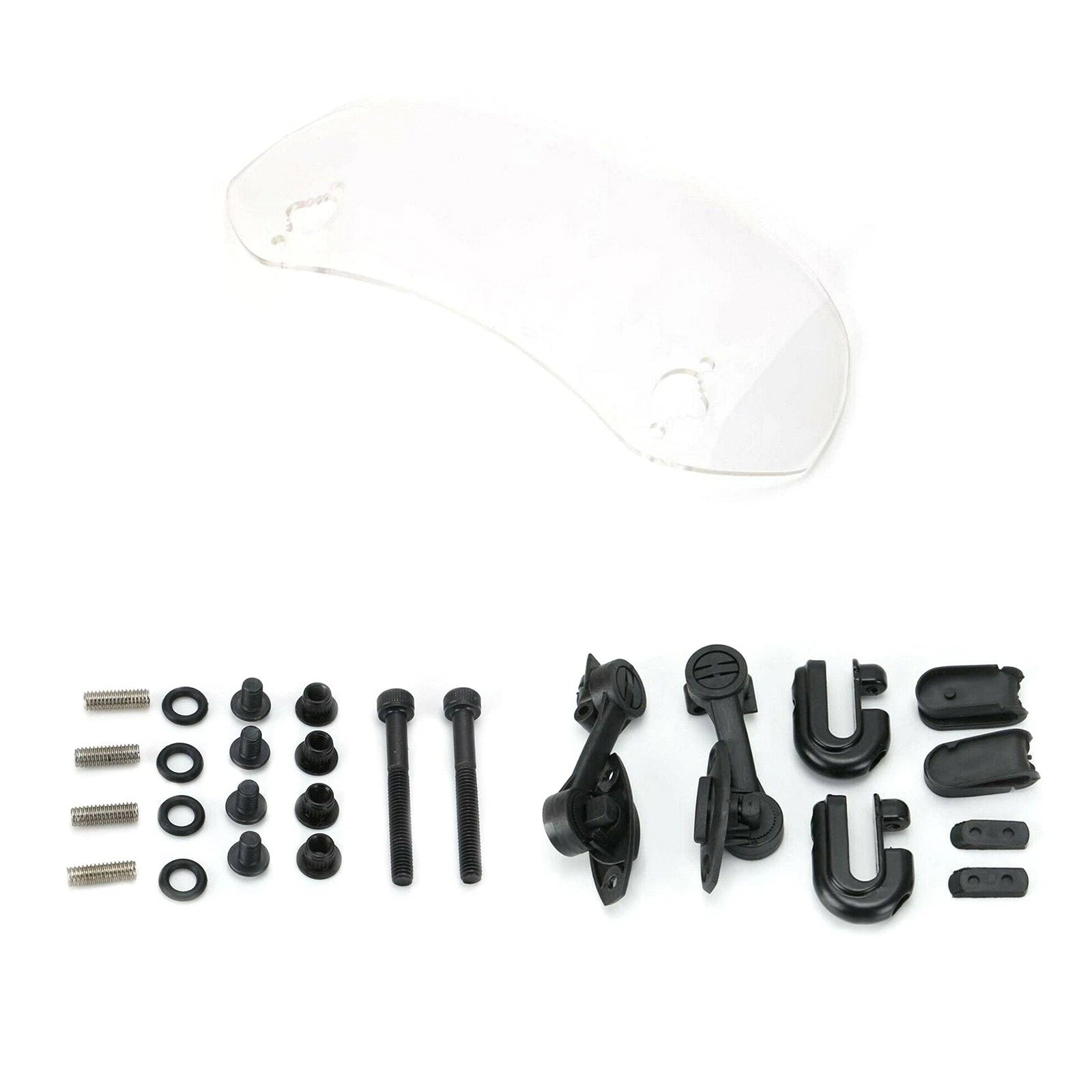 Adjustable Clip On Windshield Extension Clip Wind Deflector For