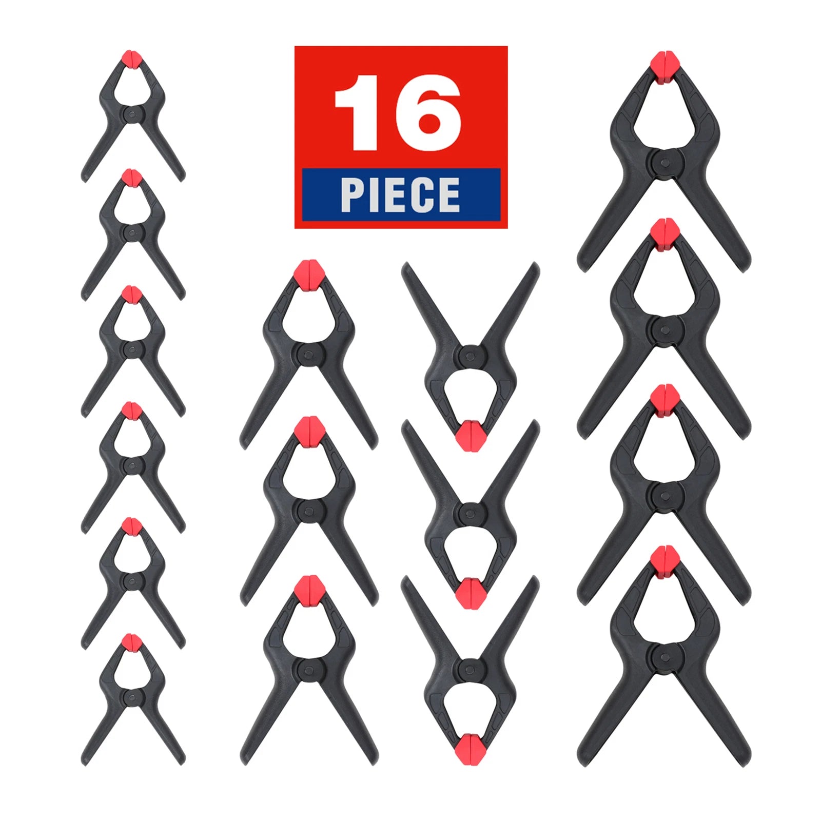 Heavy Duty Nylon Spring Clamp Set - 6-1/2" 4-1/2" | Built Supply Co